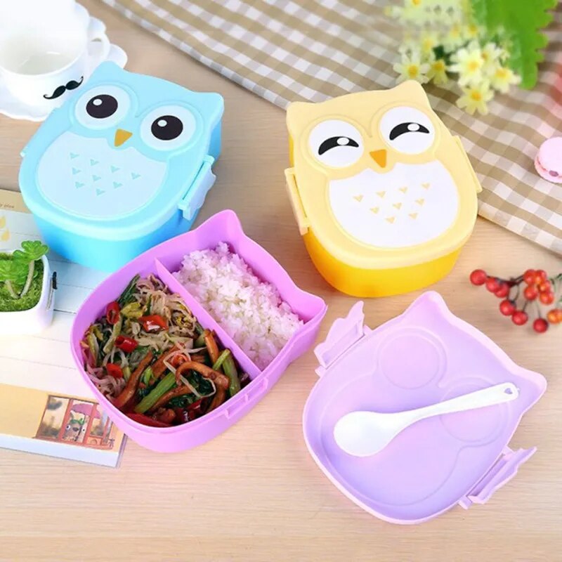 Baby Food Container - Portable Plastic Children Students Lunch Box