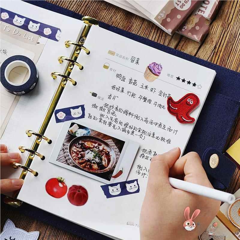 Baby Food Recipes - Creative Handwritten Recipe Notebook Loose Le