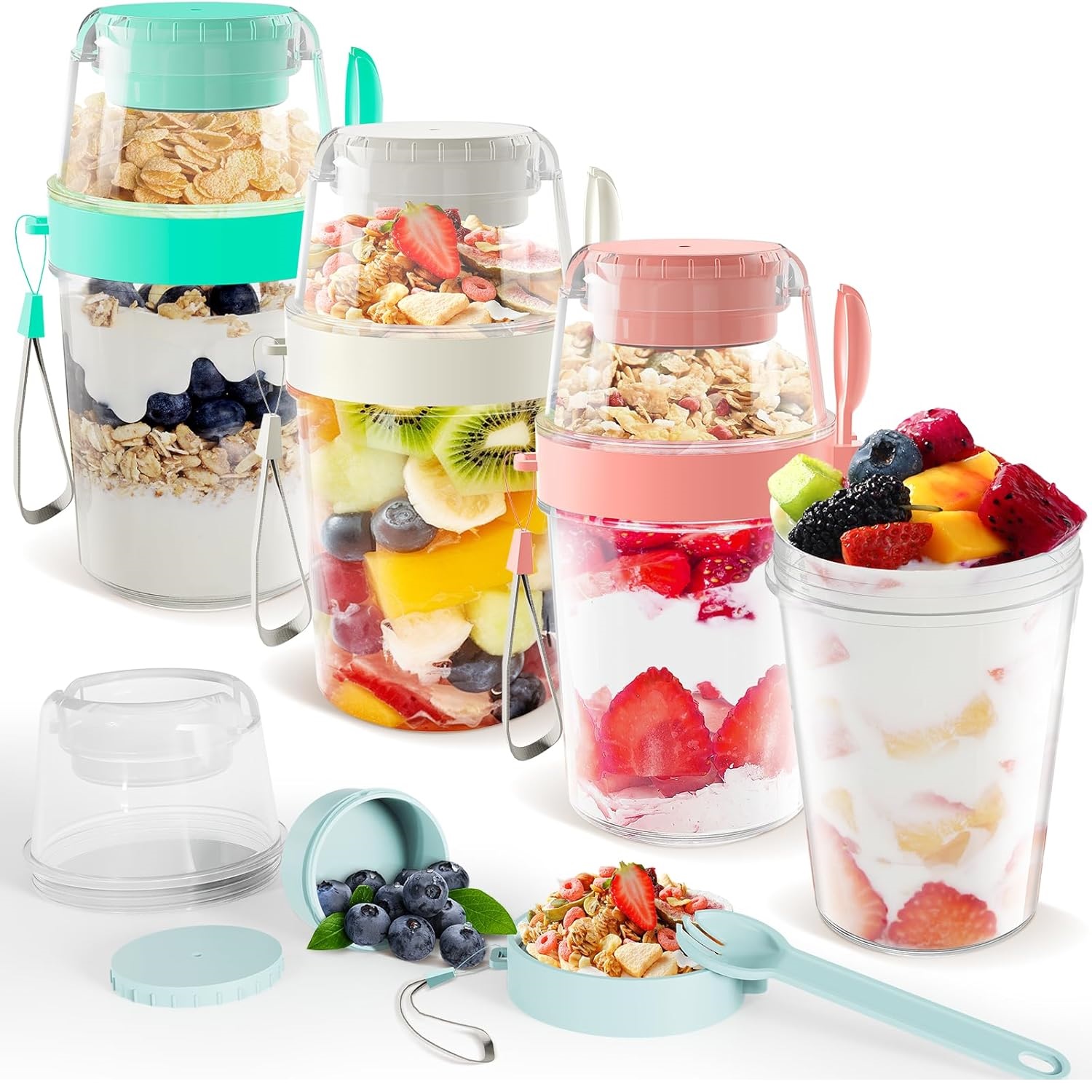 Baby Food On The Go - 27oz Yogurt Parfait Salad Cups Breakfast