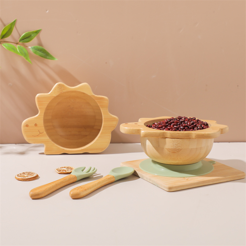Baby Wooden Tableware Set Dino - Baby Food Menu ulasan dan harga