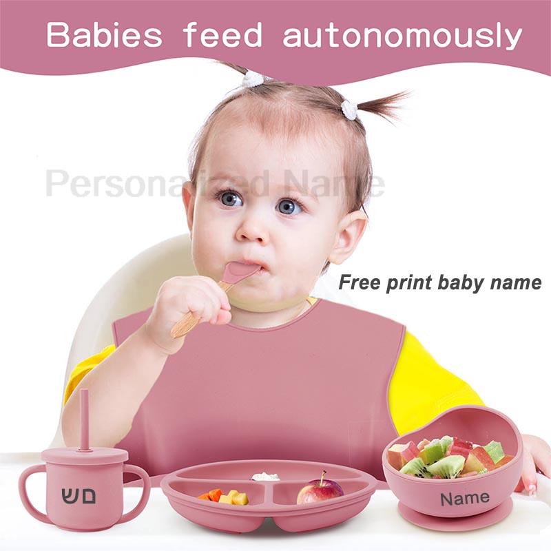 6Pcs Silicone Tableware For Ki - Baby Food Menu ulasan dan harga