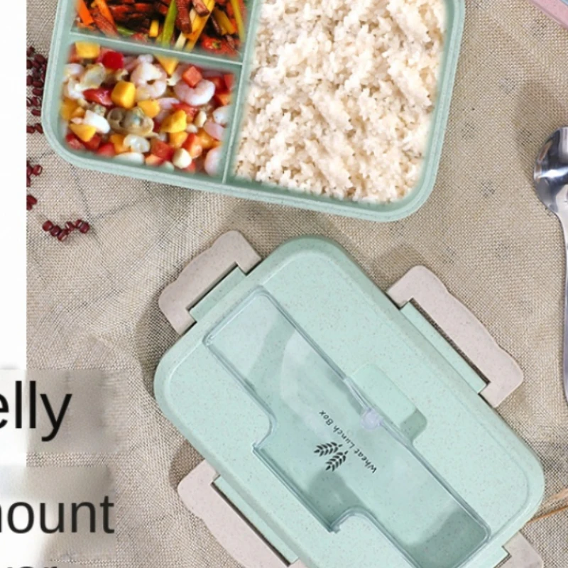 Microwave Lunch Box Wheat Stra - Baby Food Container ulasan dan harga