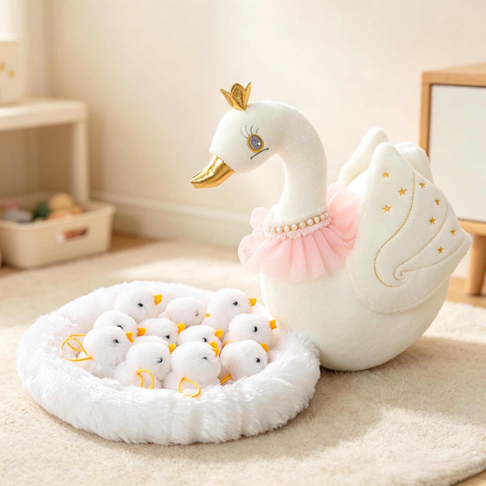 Kawaii Simulated Swan Family P - Baby Food Nestum ulasan dan harga