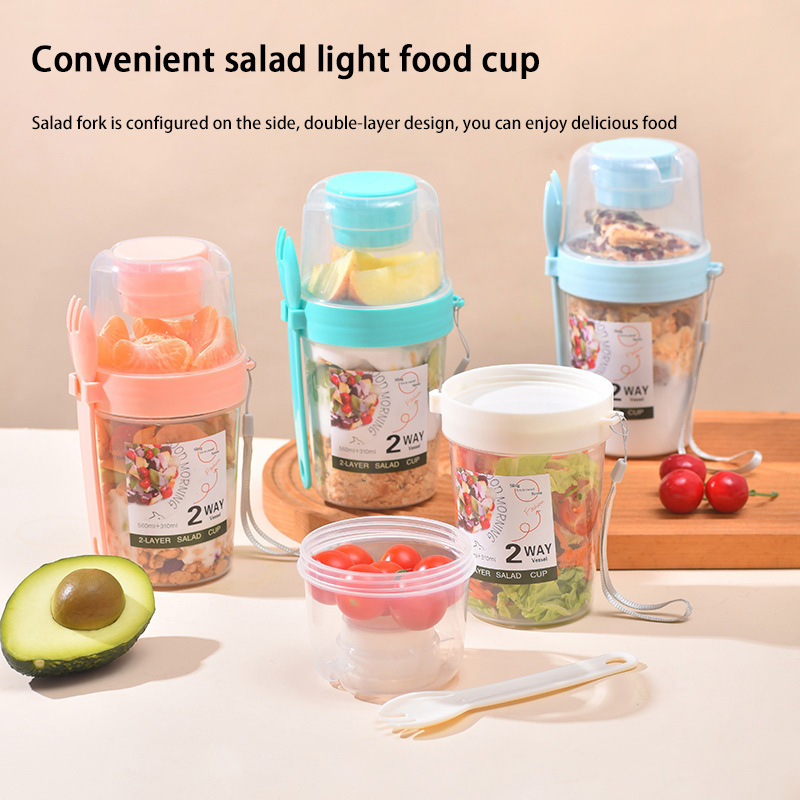 Portable Breakfast Salad Cup W - Baby Food On The Go ulasan dan harga