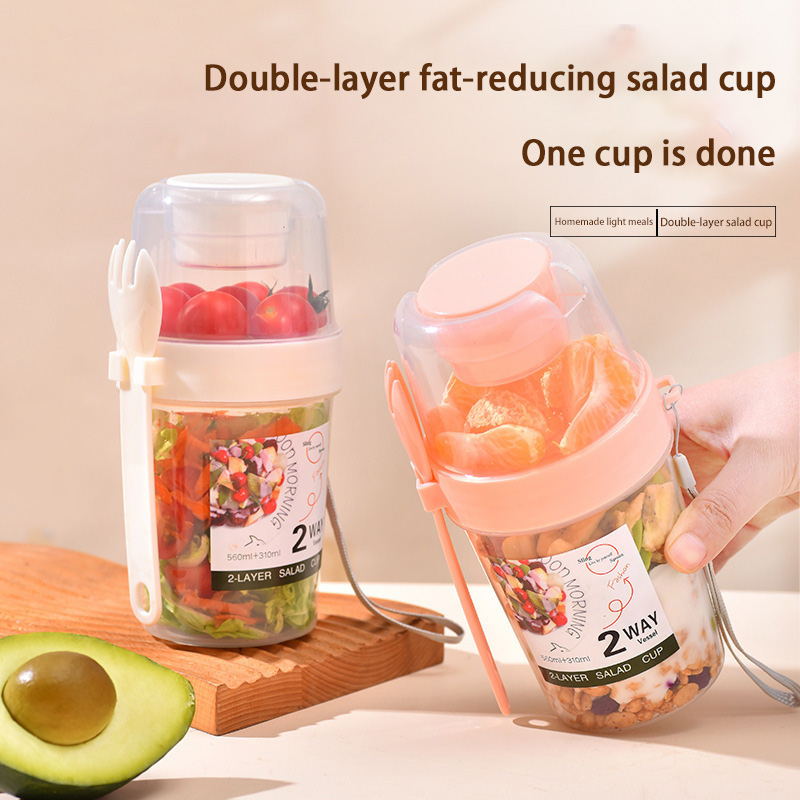 Portable Breakfast Salad Cup W - Baby Food On The Go ulasan dan harga