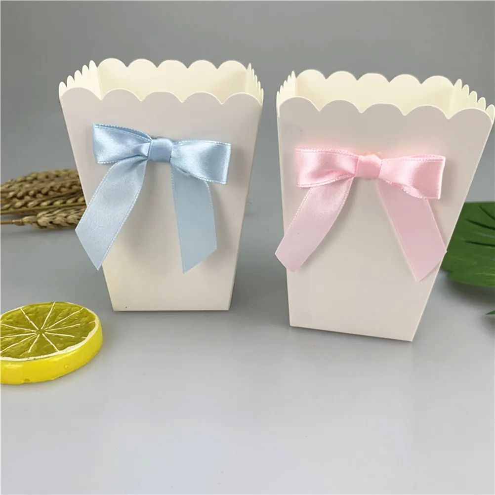 12pcs Pink Bow Popcorn Box Par - Baby Food Recipes ulasan dan harga