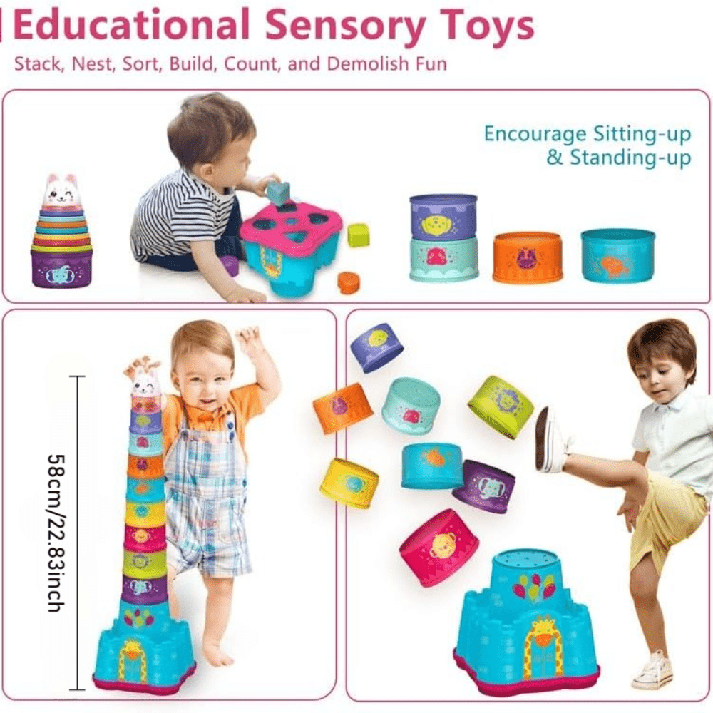 Stacking Toys for Babies, Nest - Baby Food Nestum ulasan dan harga