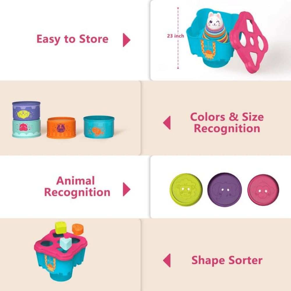 Stacking Toys for Babies, Nest - Baby Food Nestum ulasan dan harga