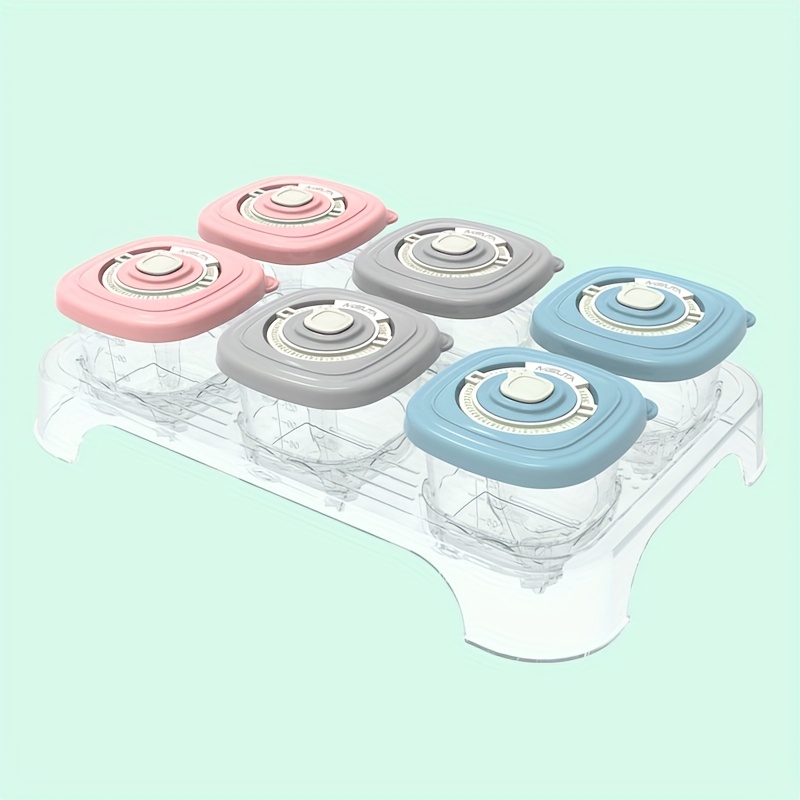 6pcs Sealed Lid Portable Baby  - Baby Food On The Go ulasan dan harga