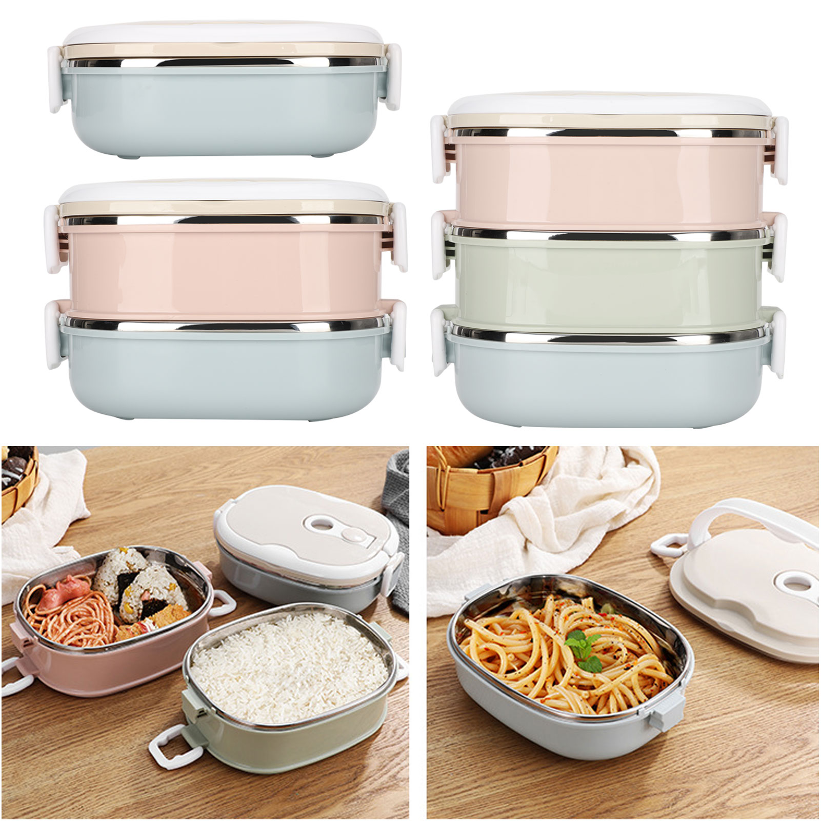 Lunch Box Lunch Box Portable S - Baby Food Container ulasan dan harga