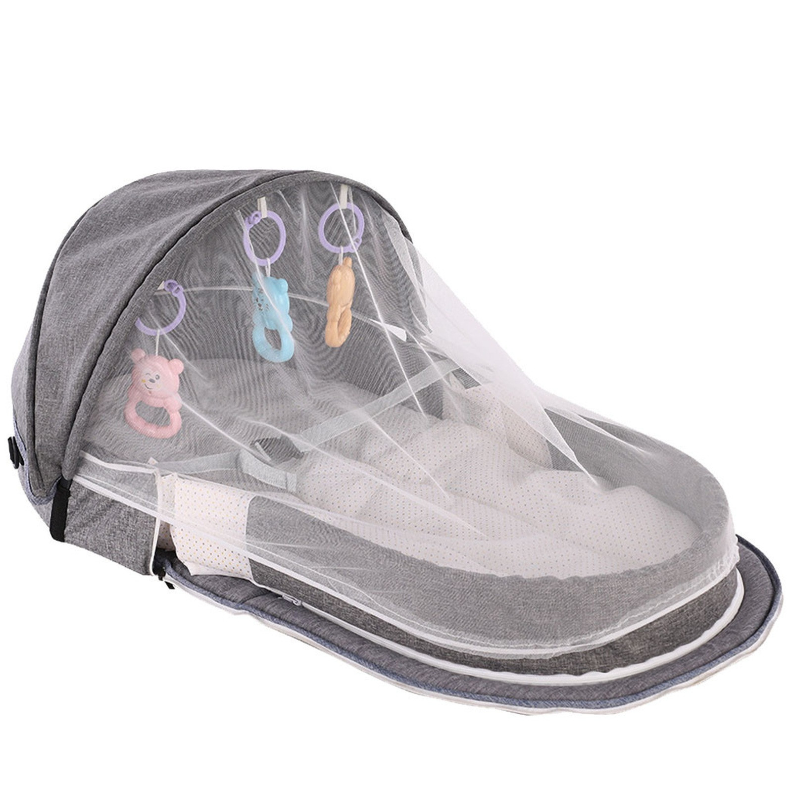 Baby Bed Folding Portable Baby - Baby Food Nestum ulasan dan harga