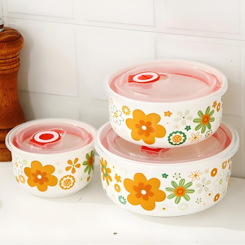 Three-piece set, fine bone chi - Baby Food Container ulasan dan harga