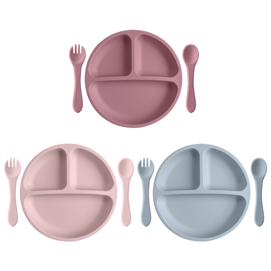 3PCS Children's Tableware Set  - Baby Food Menu ulasan dan harga