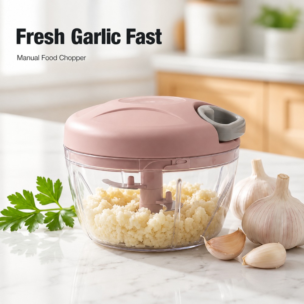 Manual Pull String Garlic Minc - Baby Kitchen Food ulasan dan harga