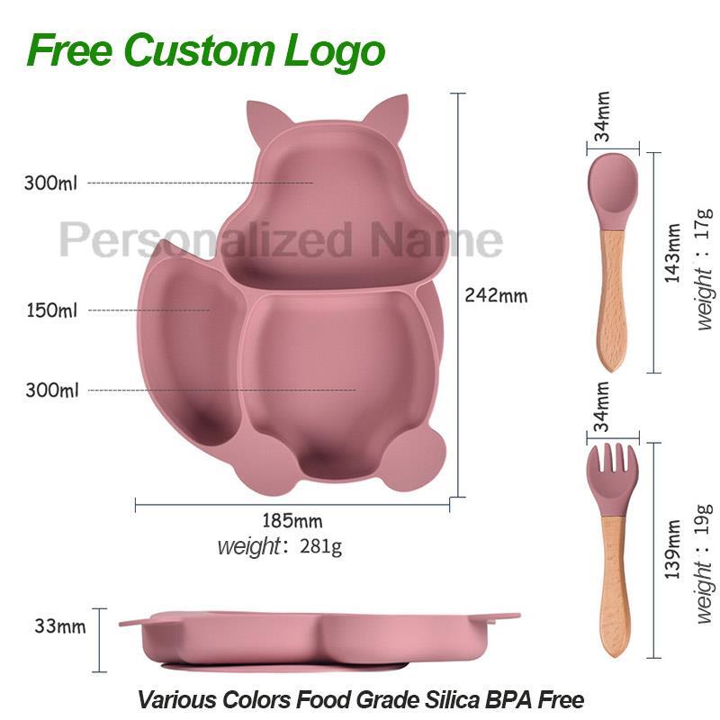 Baby Silicone Sucker Bowl Plat - Baby Food Menu ulasan dan harga