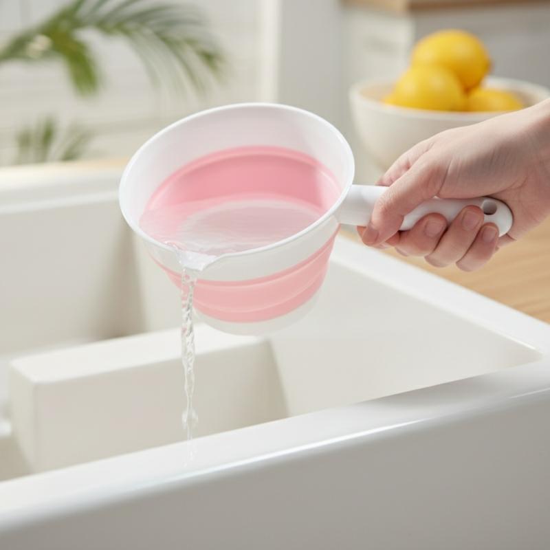 Foldable Silicone Water Scoop  - Baby Kitchen Food ulasan dan harga